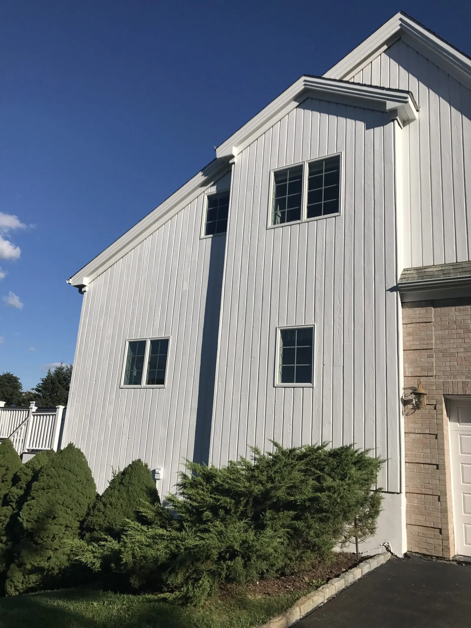 New siding and roof, aerial view in Putnam County, NY