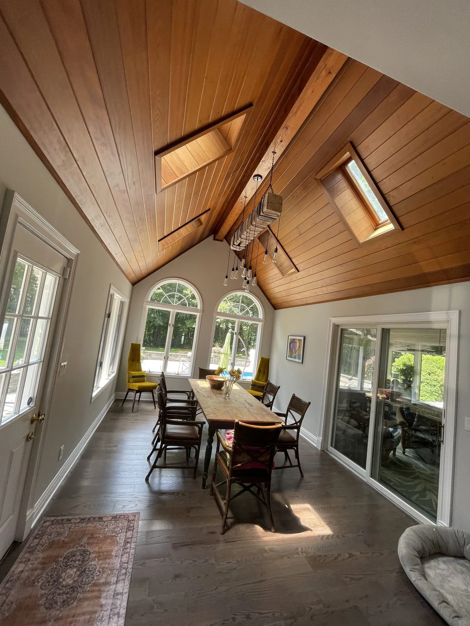 Interior painting with custom built-ins in Carmel, NY