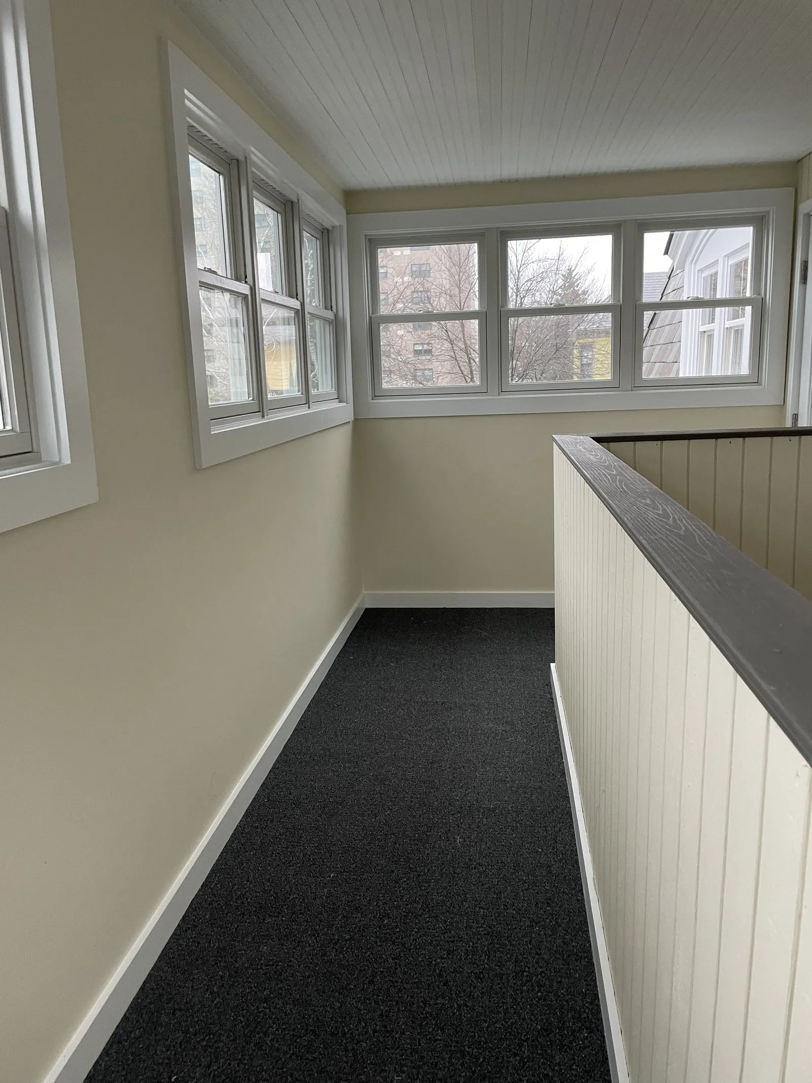 Freshly painted sunlit room in Carmel, NY