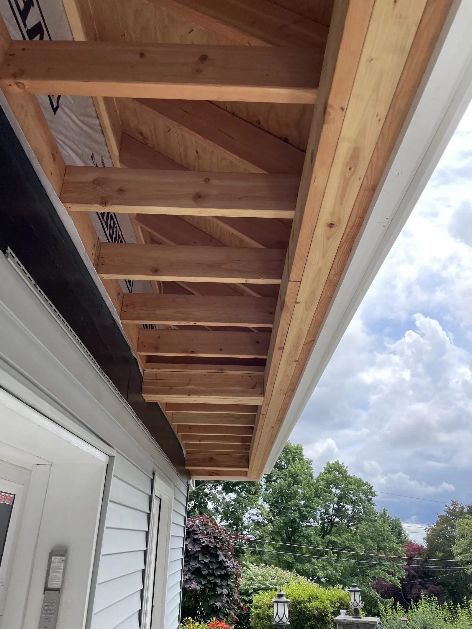 Custom carpentry — deck framing in Putnam County, NY