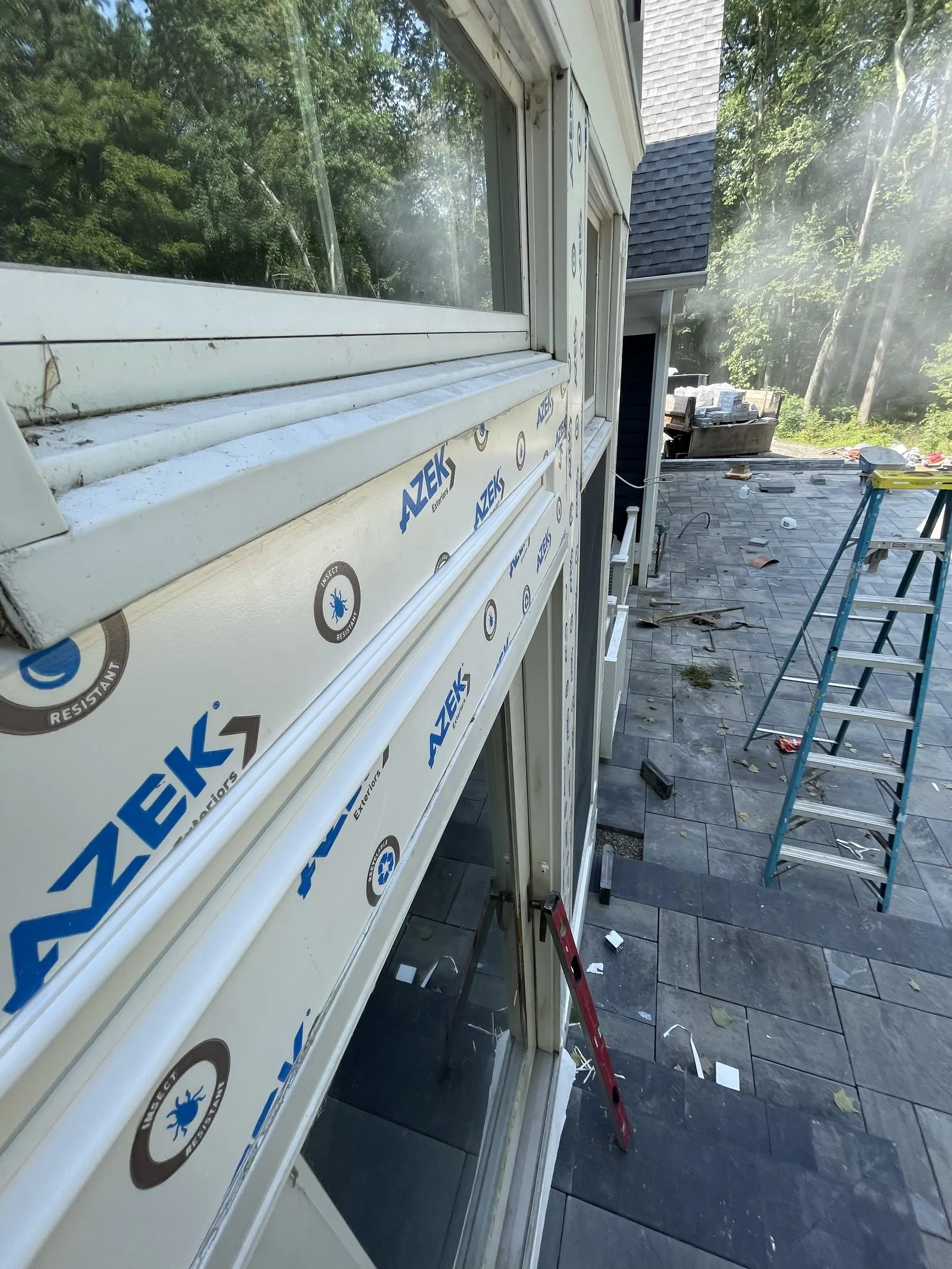 Composite decking installation in Katonah, NY