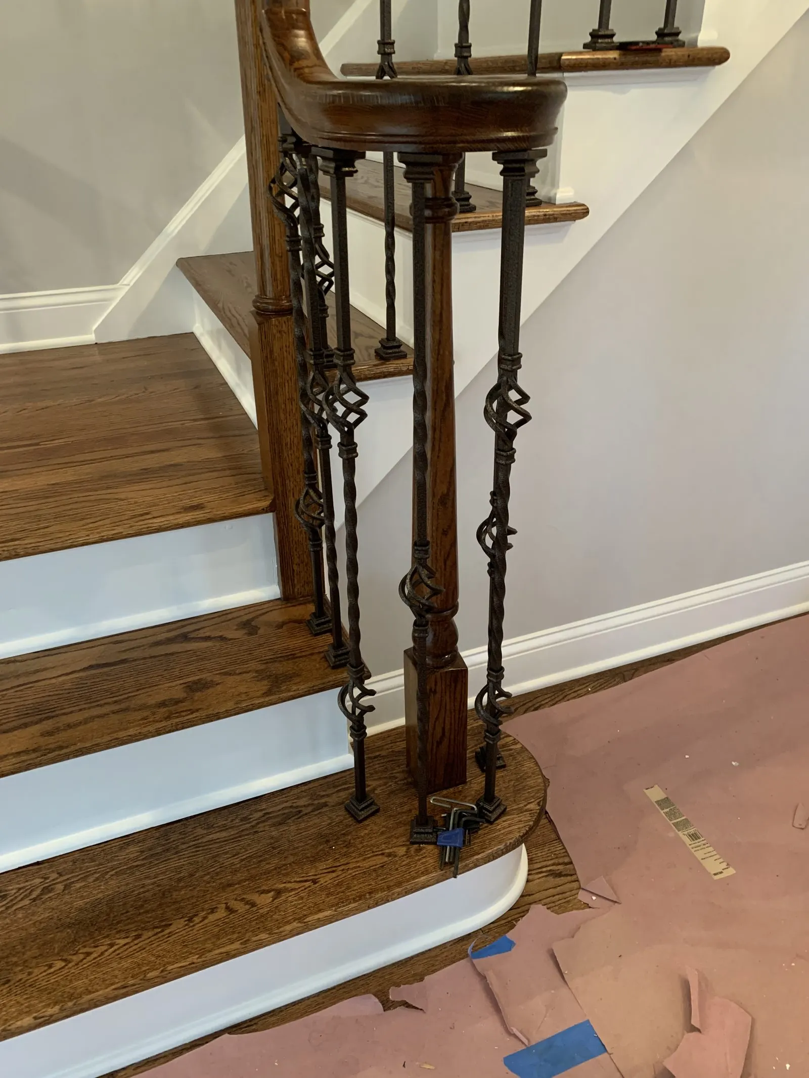 Custom carpentry — staircase framing in Westchester County, NY