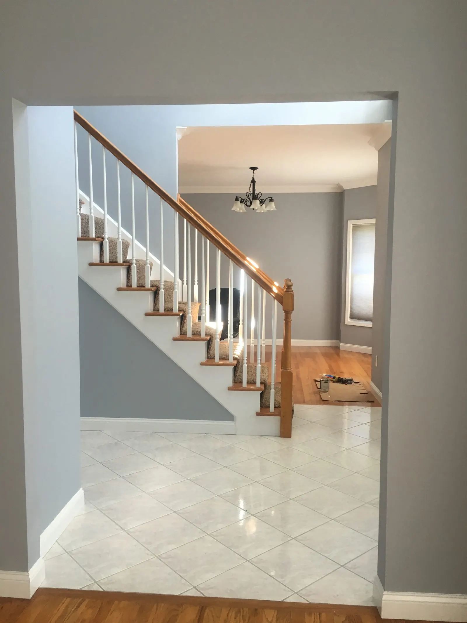 Finish carpentry — interior staircase in Mahopac, NY
