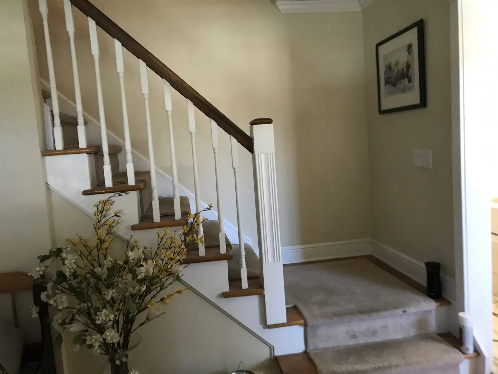 Interior trim and stairway painting in Mahopac, NY