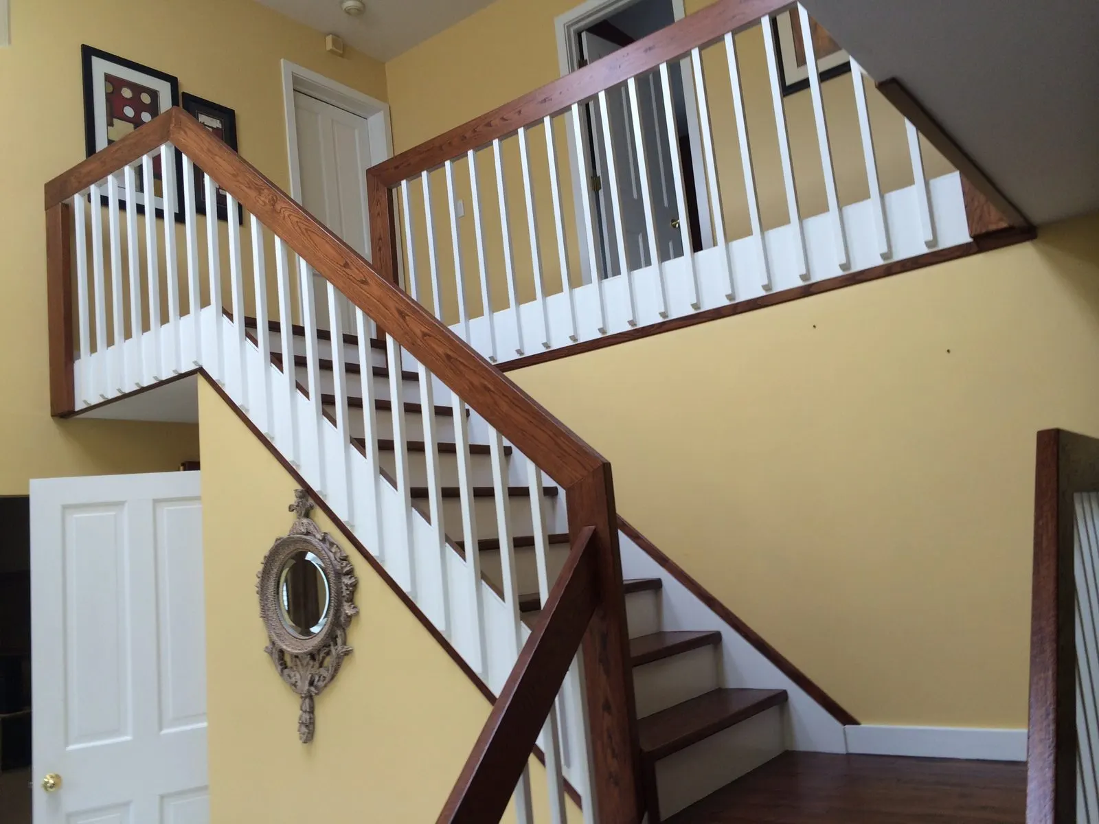 Finish carpentry — interior staircase and balusters in Westchester County, NY