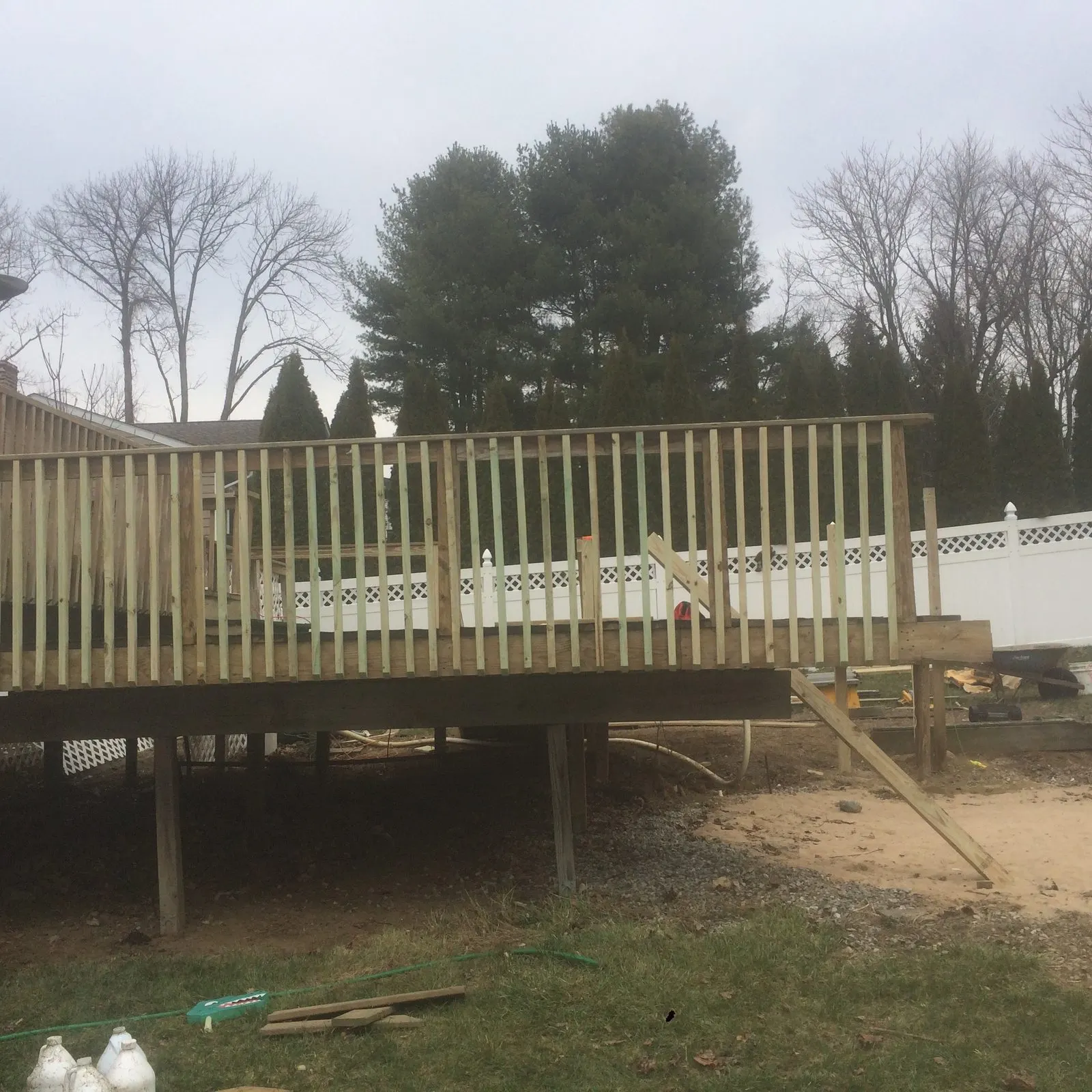 Wood fence installation in Westchester County, NY