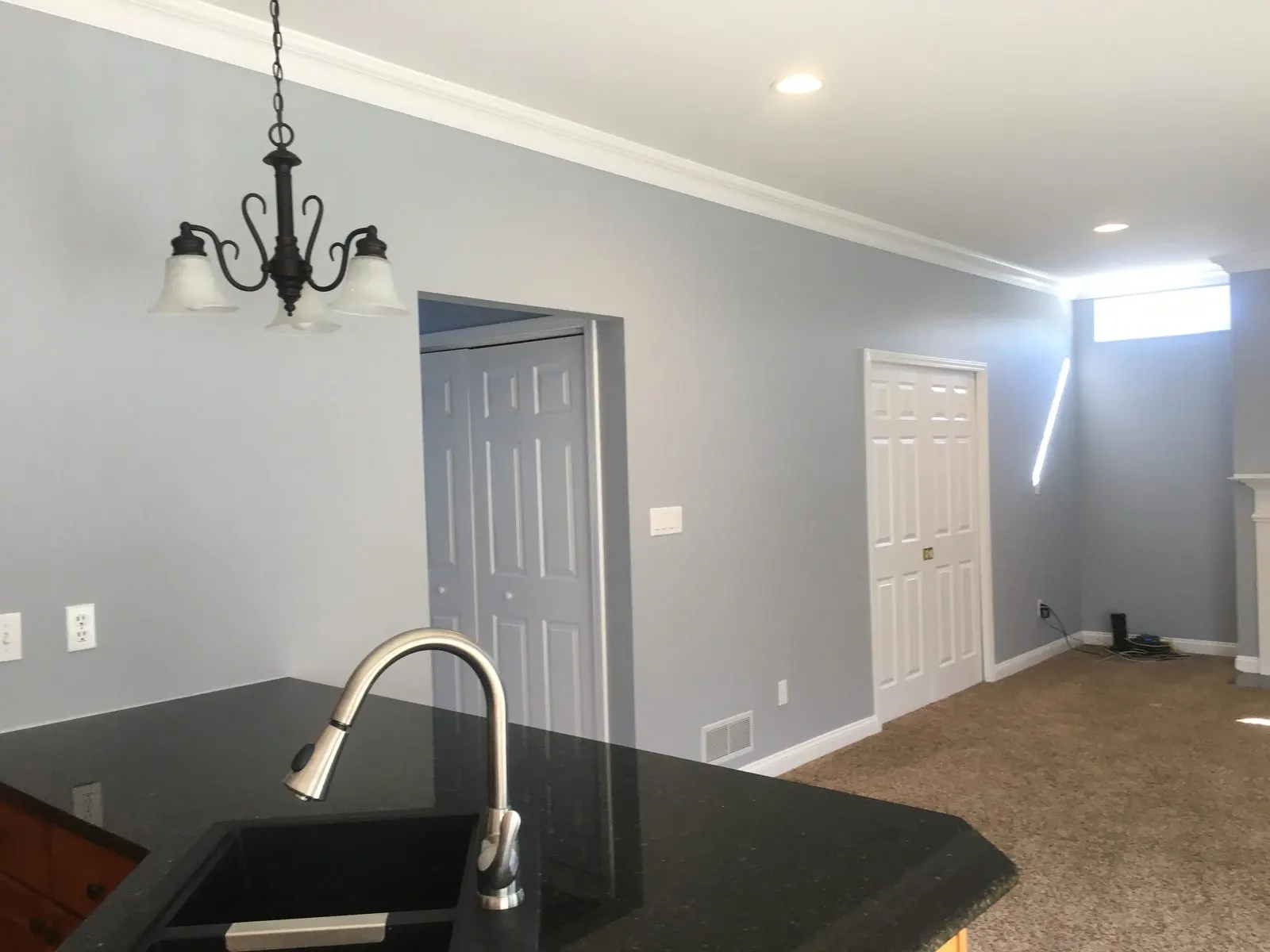 Kitchen remodel with a new island in Westchester County, NY